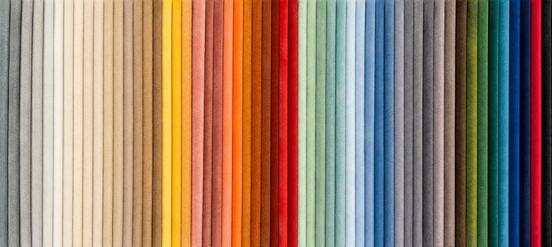 CREAM-VELVET original upholstery colour board