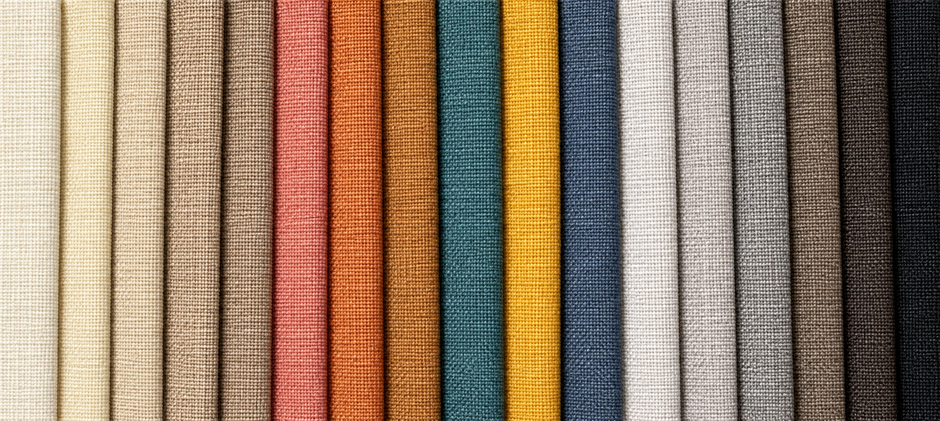 LINEN-LOOK original upholstery colour board