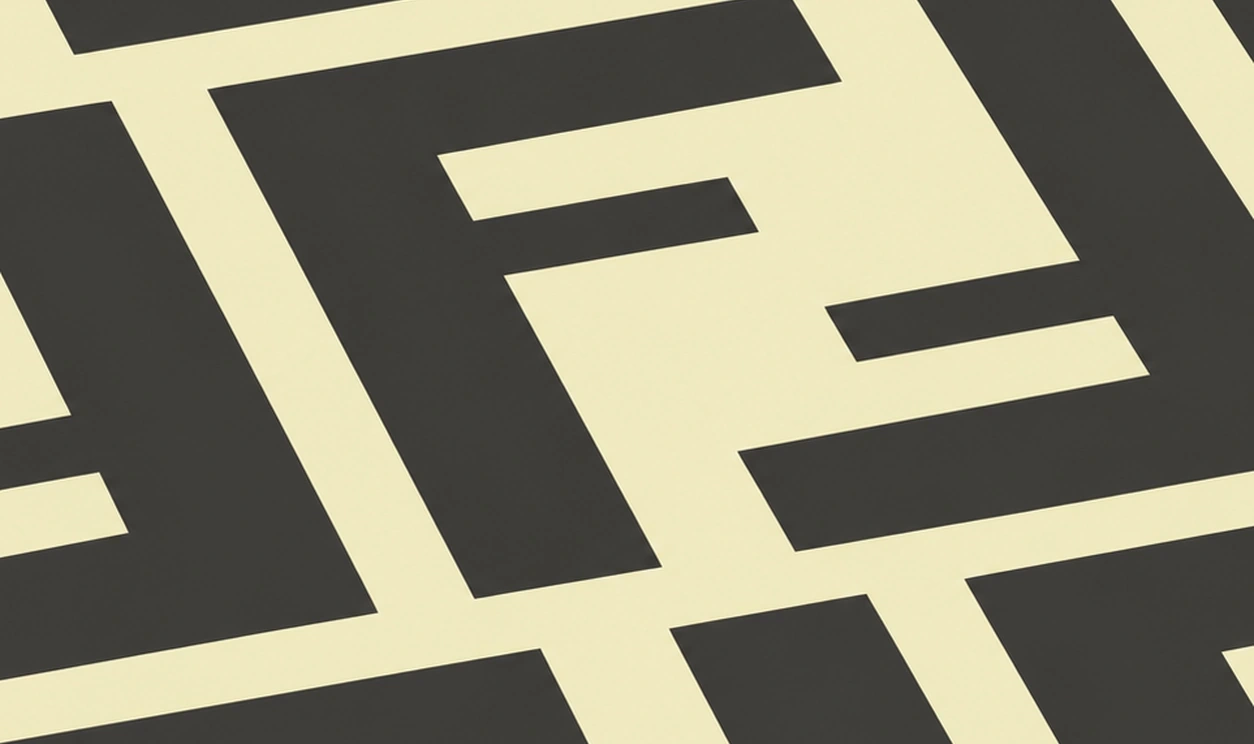 PRINTED-DECORATIVE colour 03 · Ivory · Charcoal Geometry A