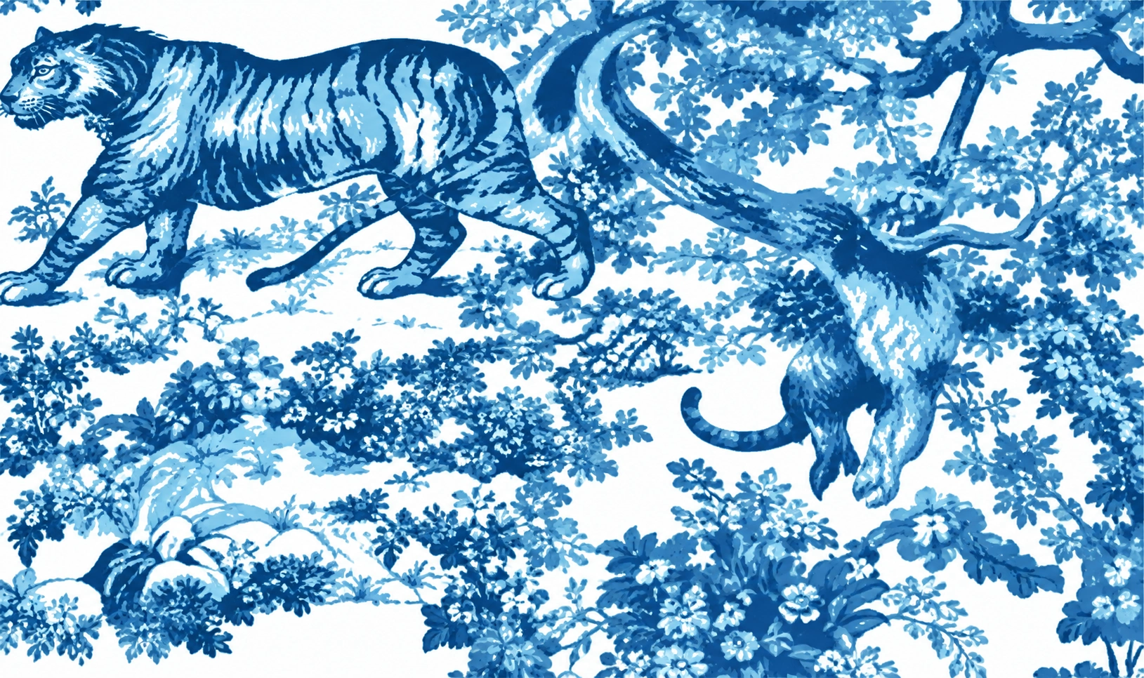 PRINTED-DECORATIVE colour 25 · Blue Floral