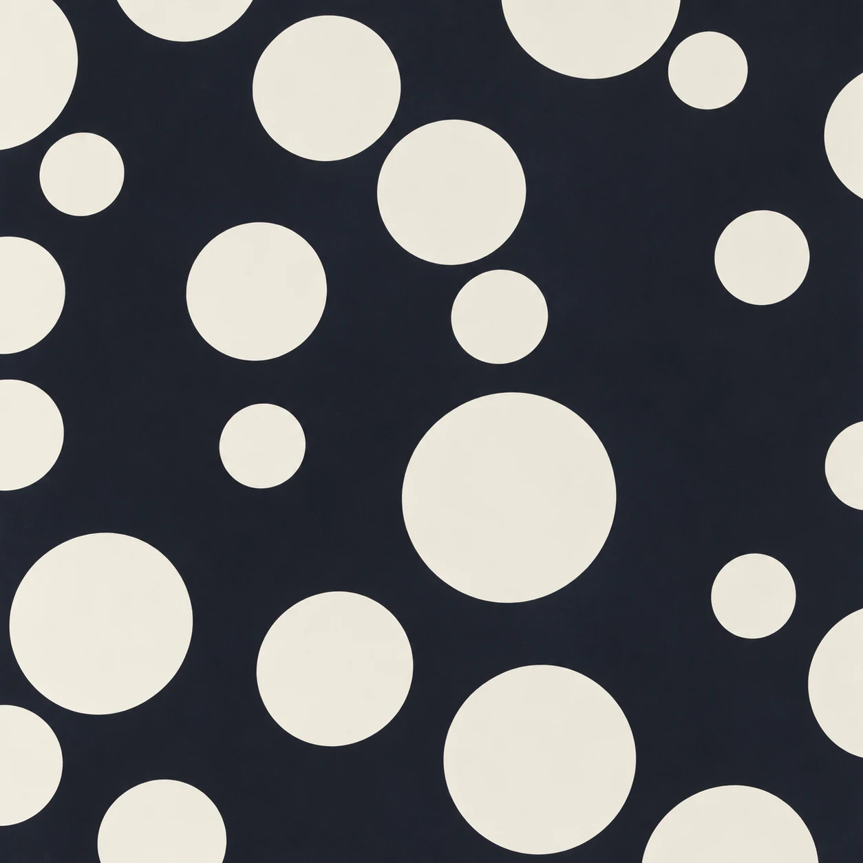WATER-RESISTANT-SYNTHETIC-LEATHER colour 14 · Ivory Polka Dots