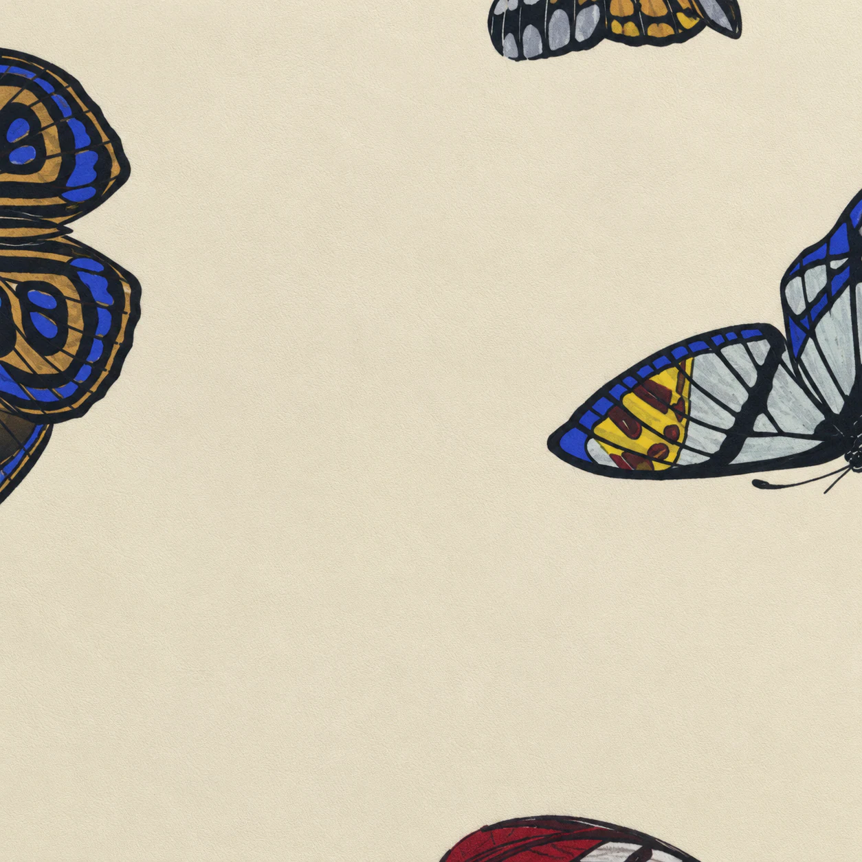 WATER-RESISTANT-SYNTHETIC-LEATHER colour 15 · Butterflies