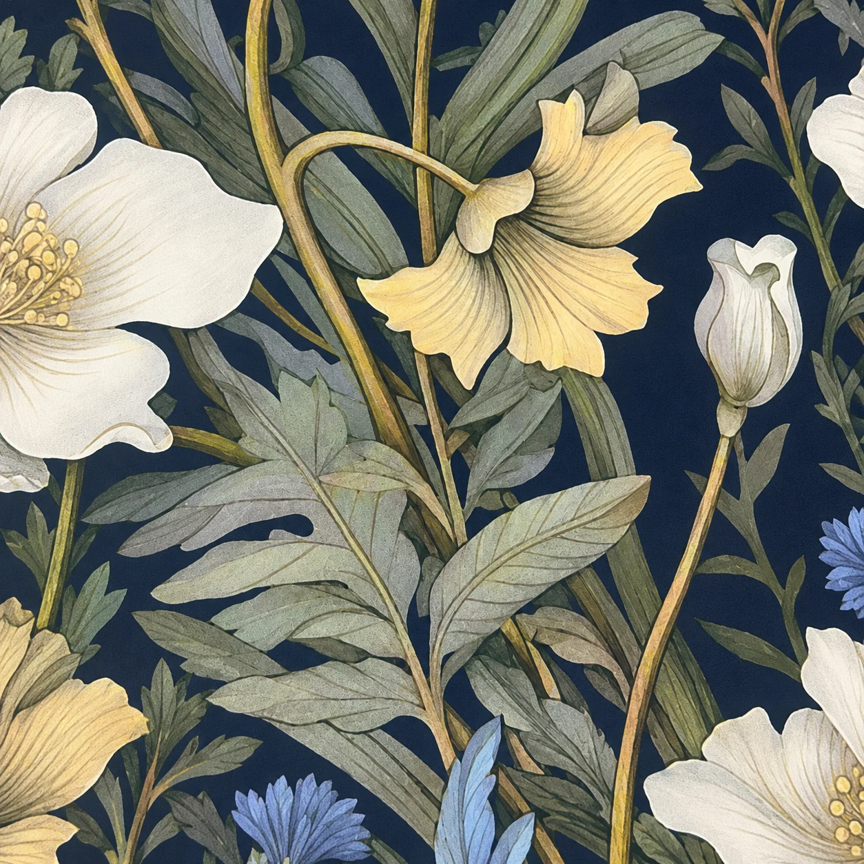 WATER-RESISTANT-SYNTHETIC-LEATHER colour 16 · Muted Botanical