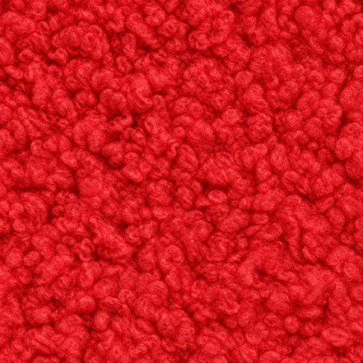 TEDDY-PILE colour 05 · Red