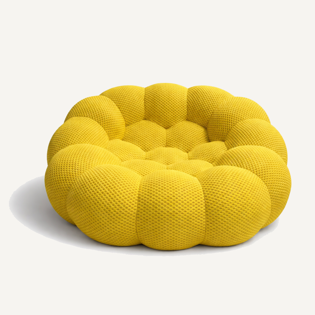B-011 Tufted Round Lounge Chair product view